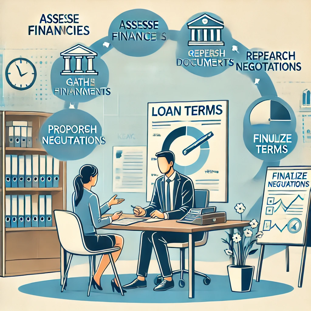 Steps to negotiate loan terms for better repayment options.